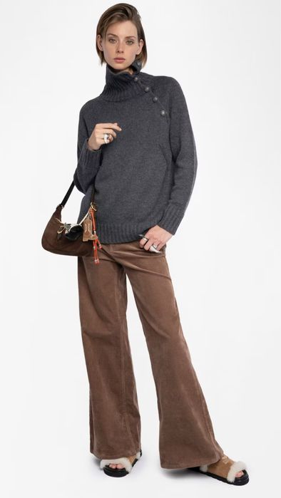 Свитер серый Zadig & Voltaire