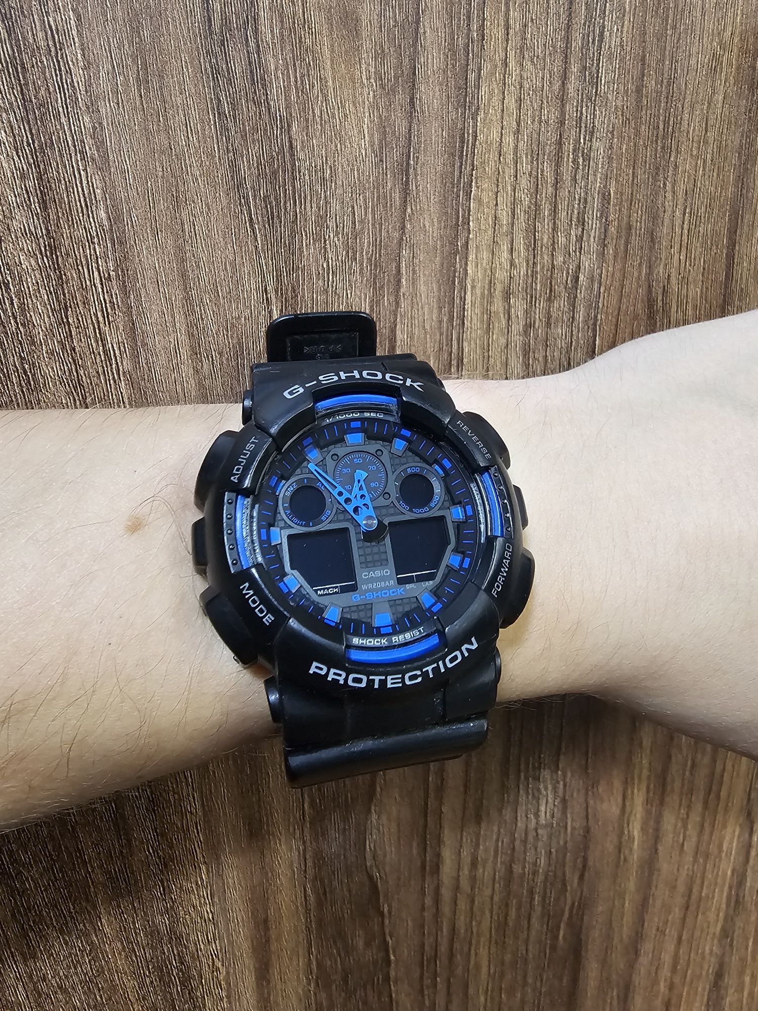 Casio G-Shock GA-100-1A2ER zegarek męski sportowy