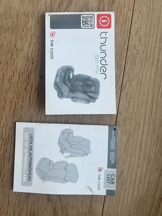 Cadeira carro Thunder isofix Be Cool