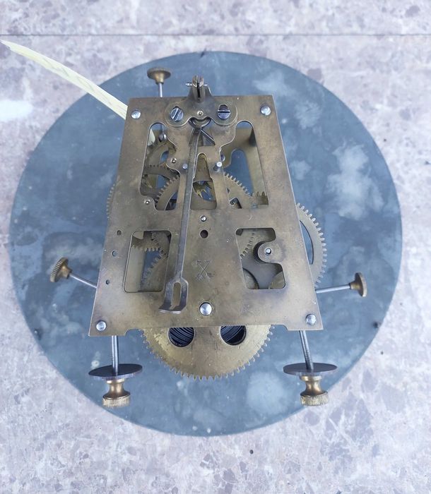 M023 Mechanizm starego zegara HAU chodzik tarcza