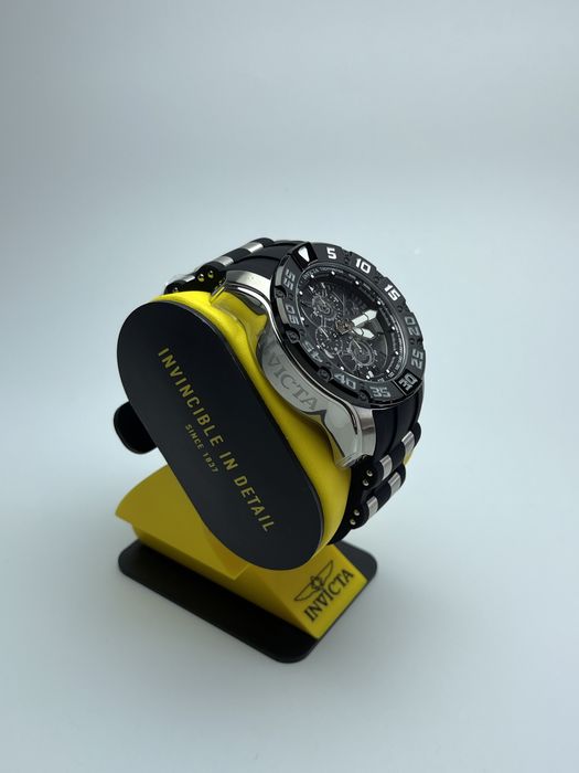 Invicta 48059, чоловічий годинник інвікта, чорний годинник