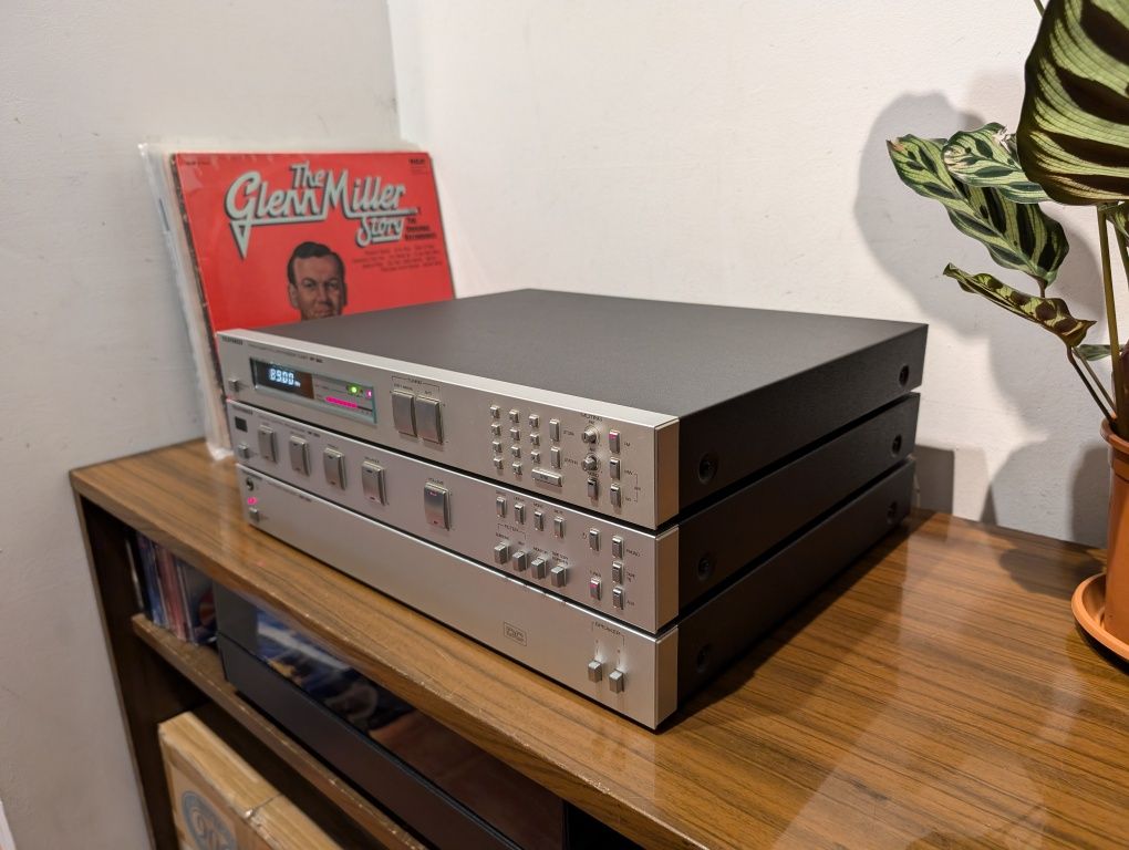 Telefunken RM300 + RP300 + RT300 wieża, końcówka mocy, pre, tuner, 81r