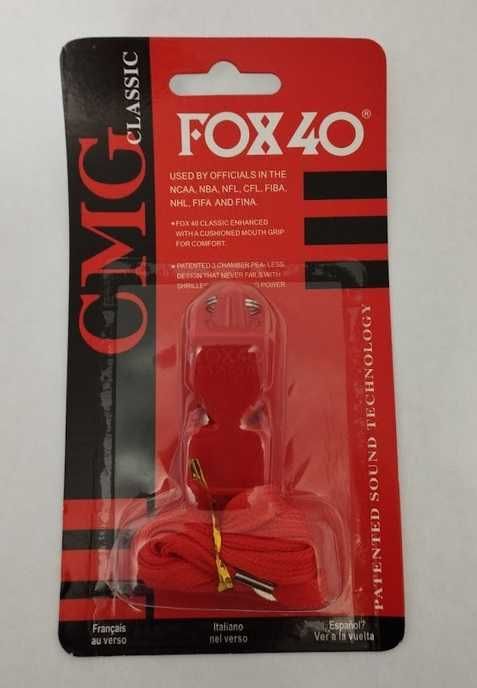 Gwizdek FOX40 CLASSIC CMG czerwony 115 dB