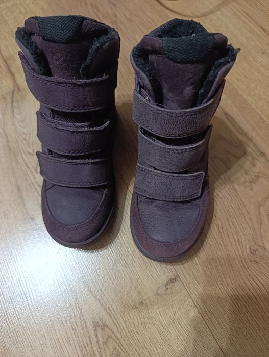 Зимові чобітки Ecco 27 р 17 см зимние ботинки сапоги сапожки экко