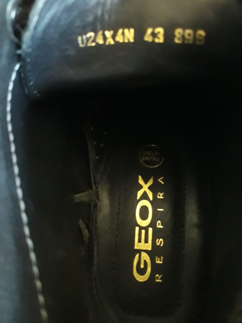 Buty męskie skórzane  GEOX RESPIRA rozm.43