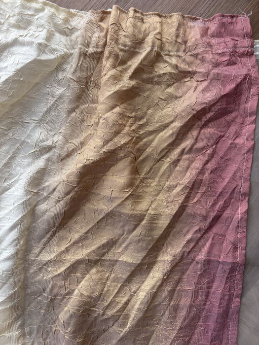 Zestaw do pokoju dziewczynki – zasłony i firanki, beżowo-różowo-złote