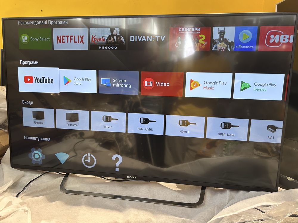 120 Гц 4K Телевізор 49” Sony 49X8309C Android, Smart TV