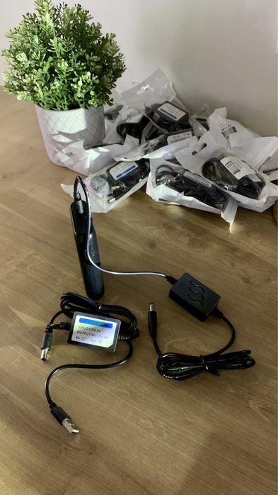WiFi Роутер через Power Bank USB DC UPS. 5v на 9v, 12v 2.5A
