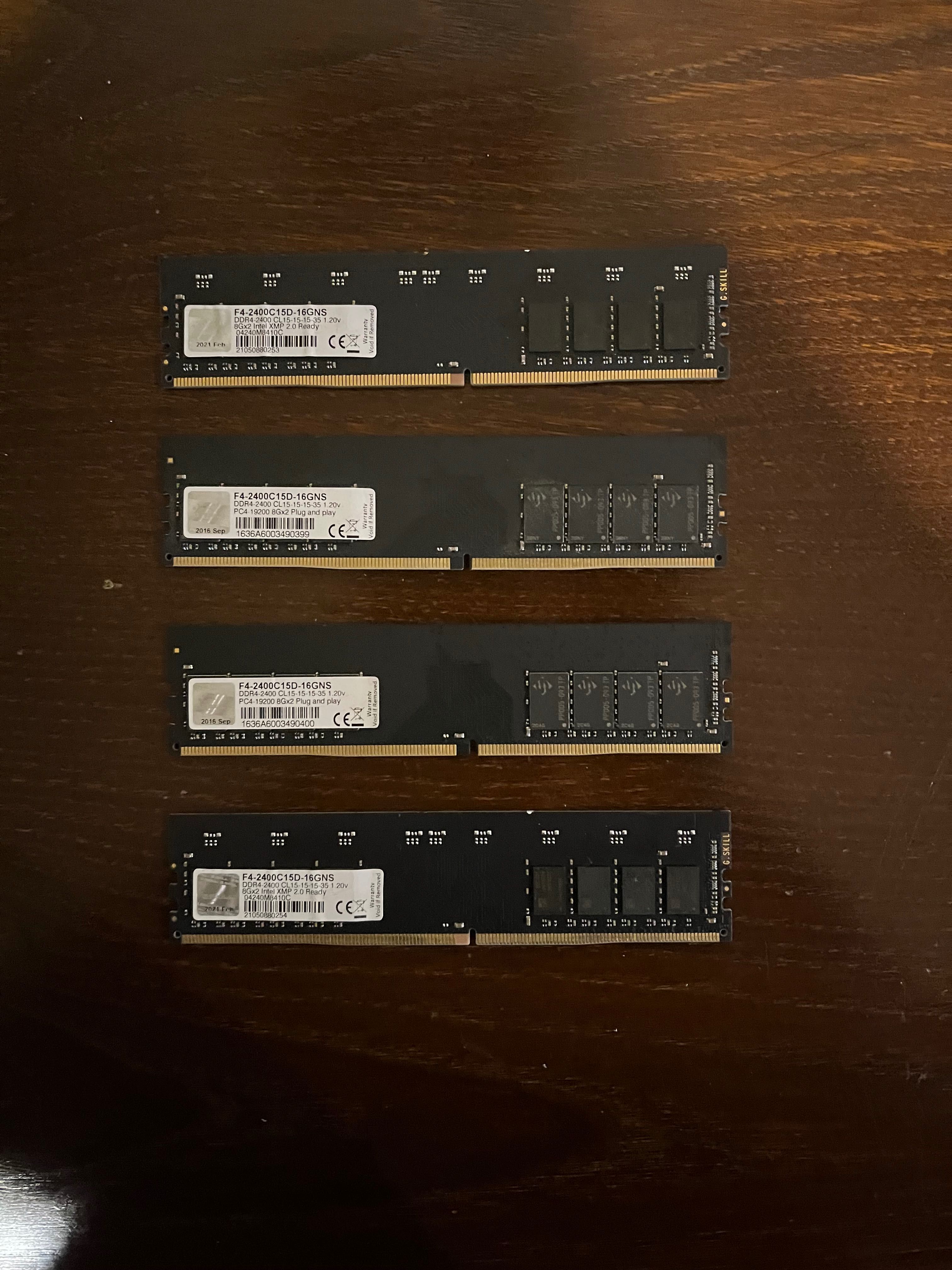 Memória RAM 32GB DDR4 2400Mhz