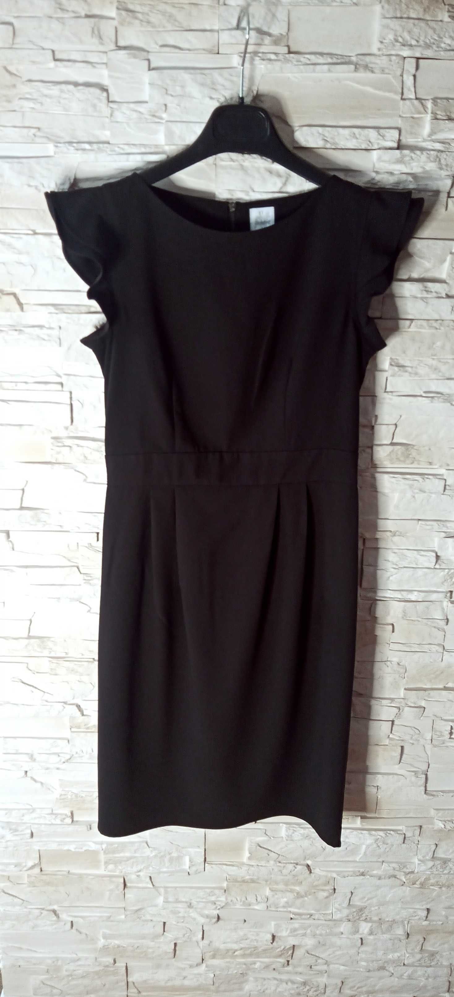 Sukienka klasyczna biurowa damska czarna S/36 Camaïeu