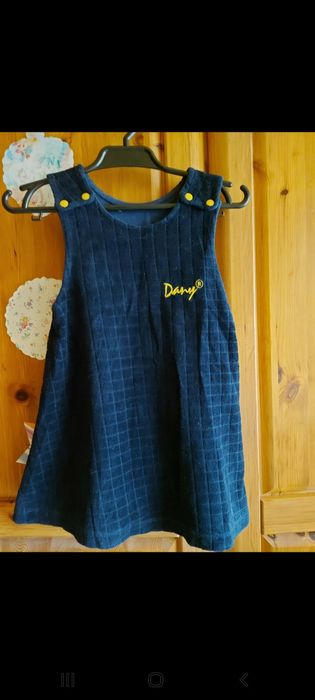 sukienka dziewczęca frotte wiek 1 rok 2 lata