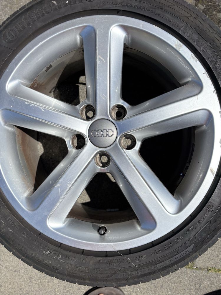 5x112 Alufelgi R17 Audi A4 B7 B6 TT Letnie Opony Continental 235/45/17