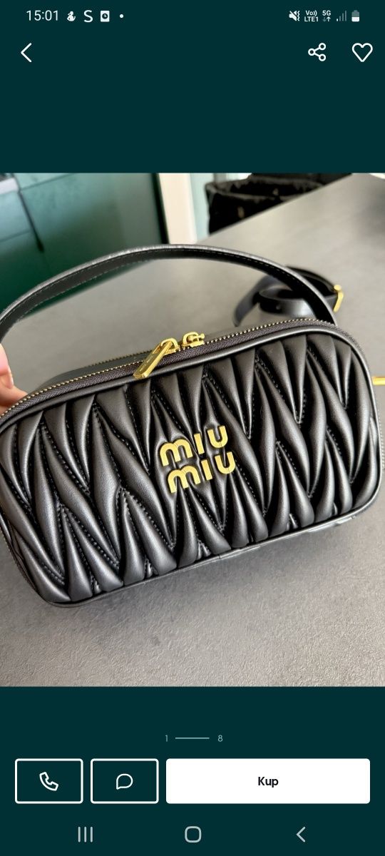 Damska torebka miu miu