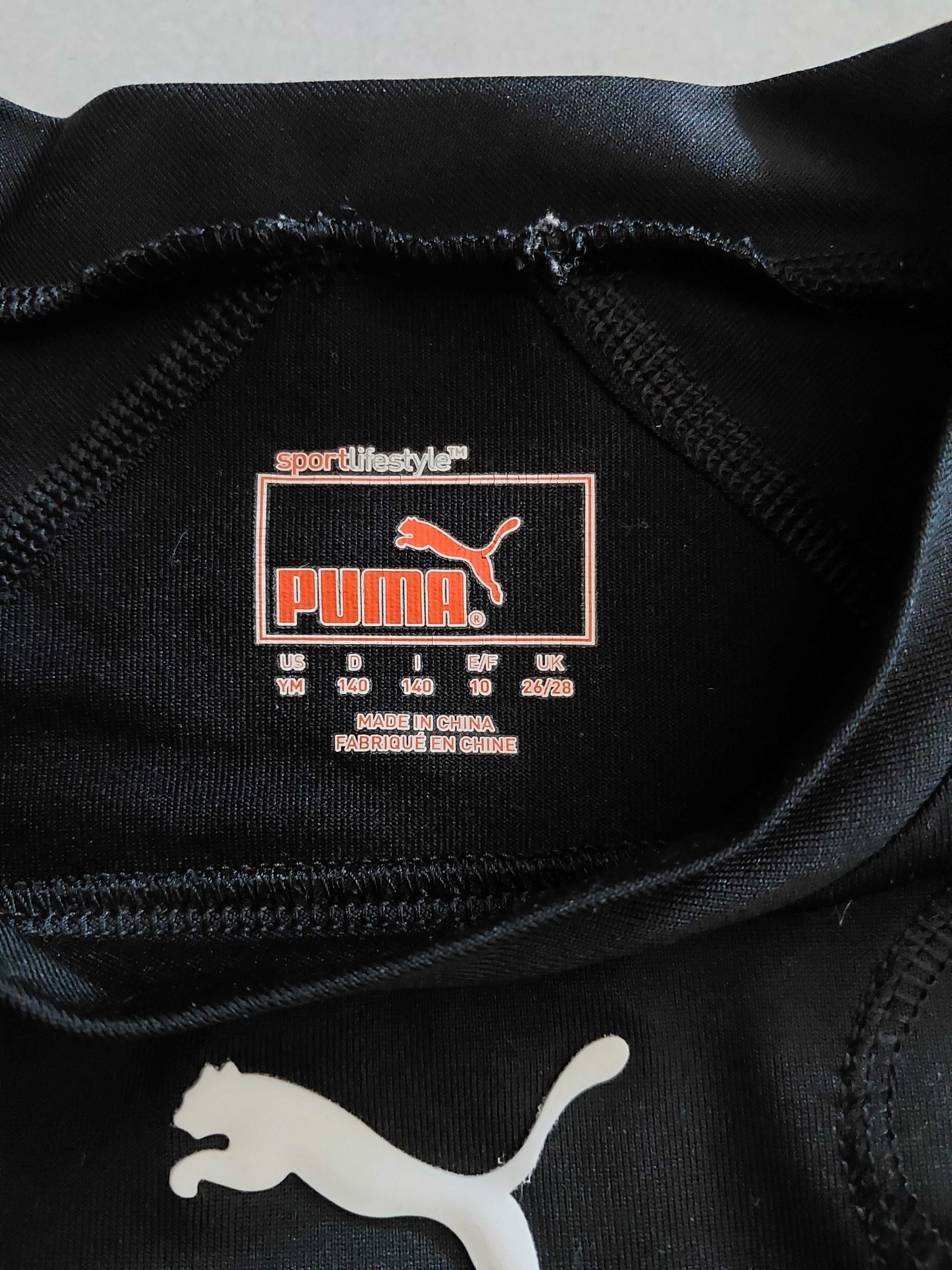 PUMA, koszulka rowerowa czarna rozm.140