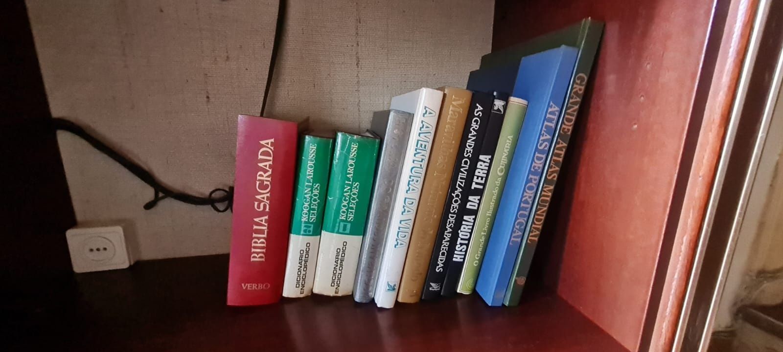 Enciclopédias e vários livros
