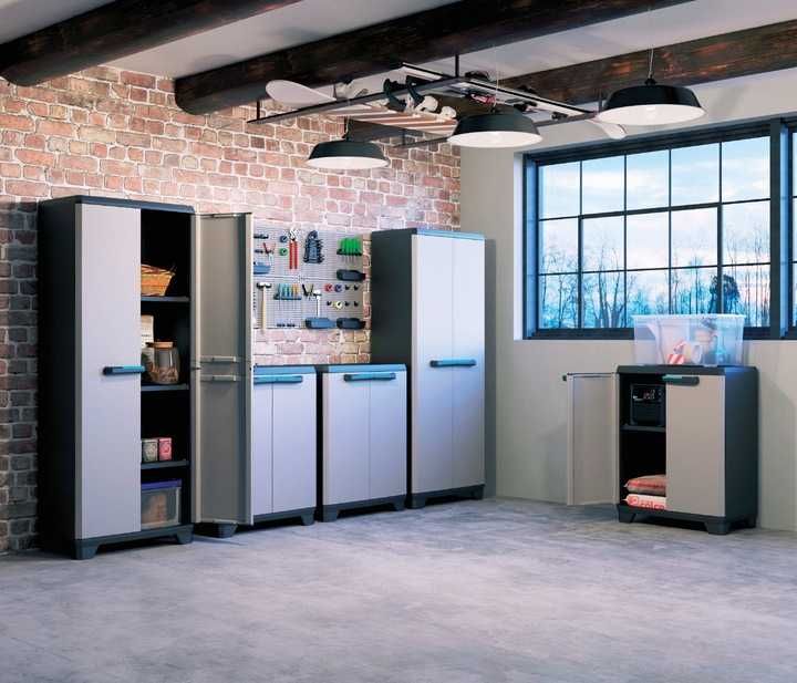 NOWA SZAFA GOSPODARCZA Ogrodowa Do Garażu Szafka Narzędziowa Niska