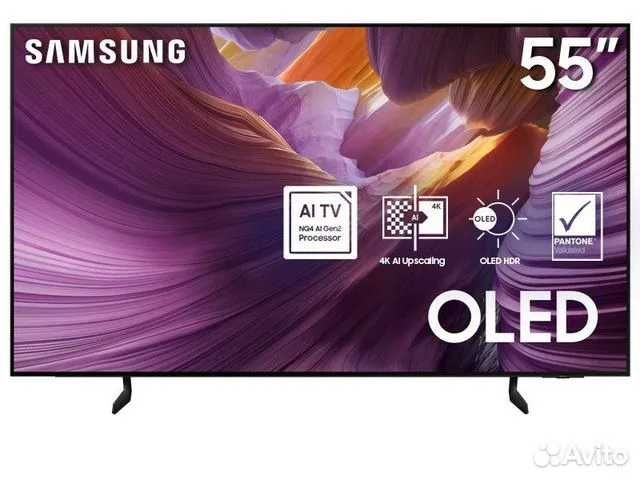 TV 2025 QD-OLED Samsung QE55S85F SmartTV UltraHD 4K 120Hz Укр Прошивка