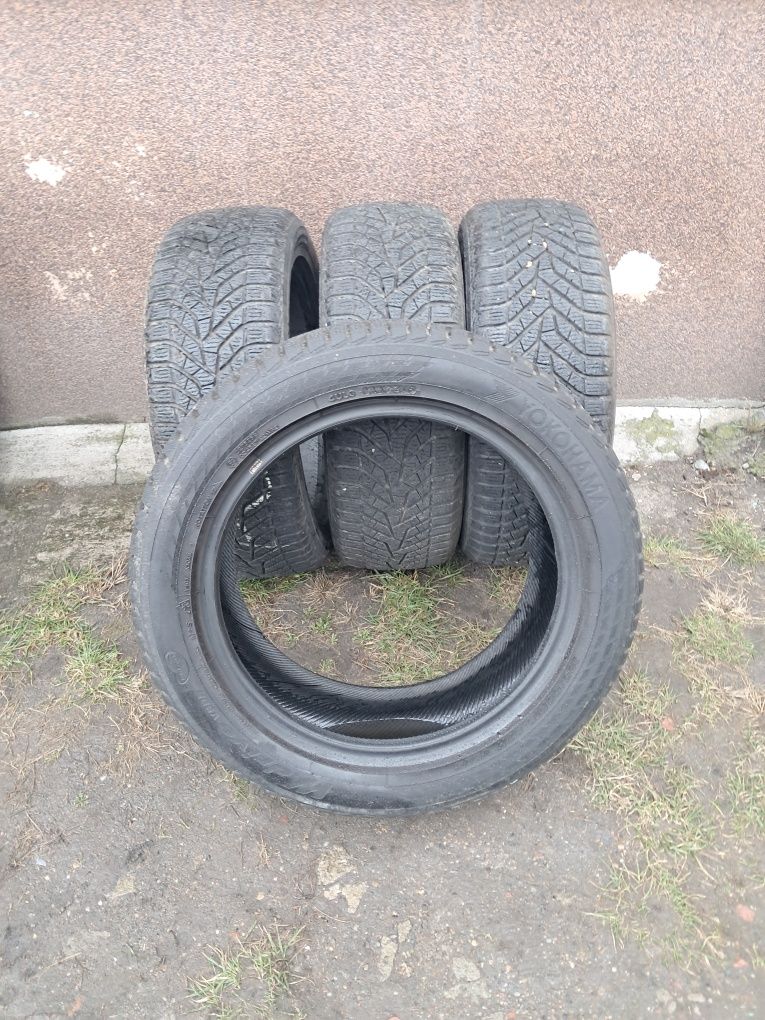 195/55 R16 87H M+S - Yokohama W Drive  ~7,5mm - 23/2016- jak  nowe-4sz