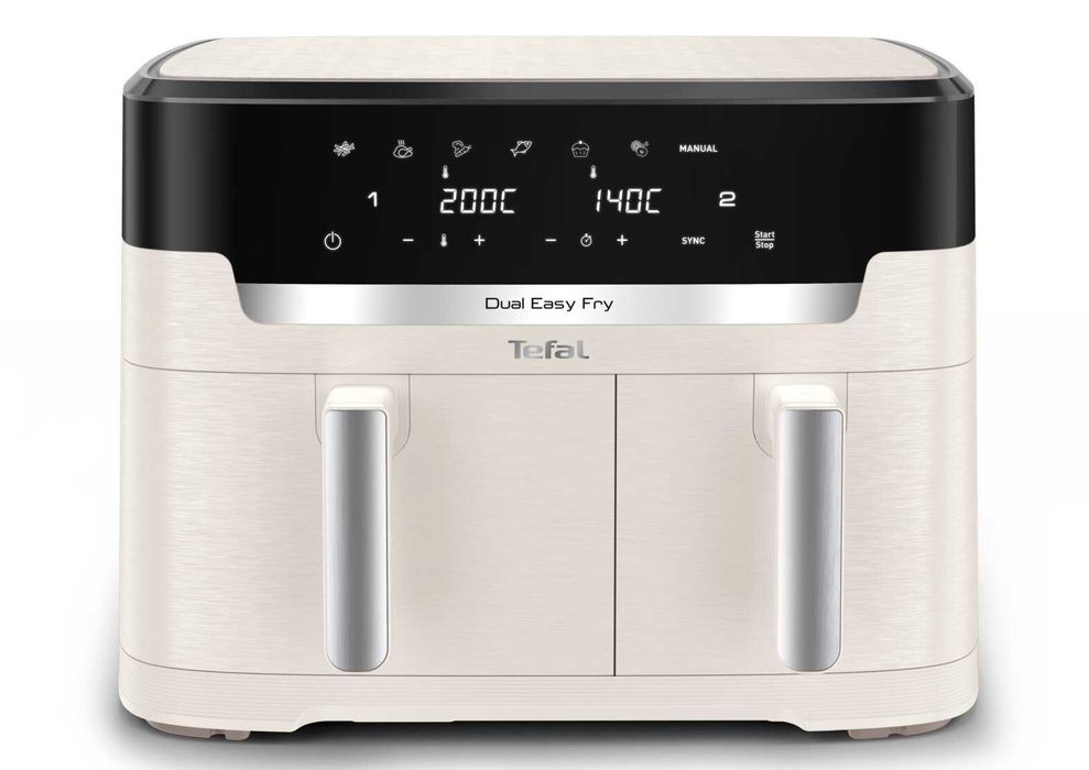 Air Fryer TEFAL DUAL EASY FRY XXL EY942HE0 Frytkownica 11L