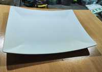 Тарілка блюдо Ipec Munchen біла квадратна 31x25 см кераміка.