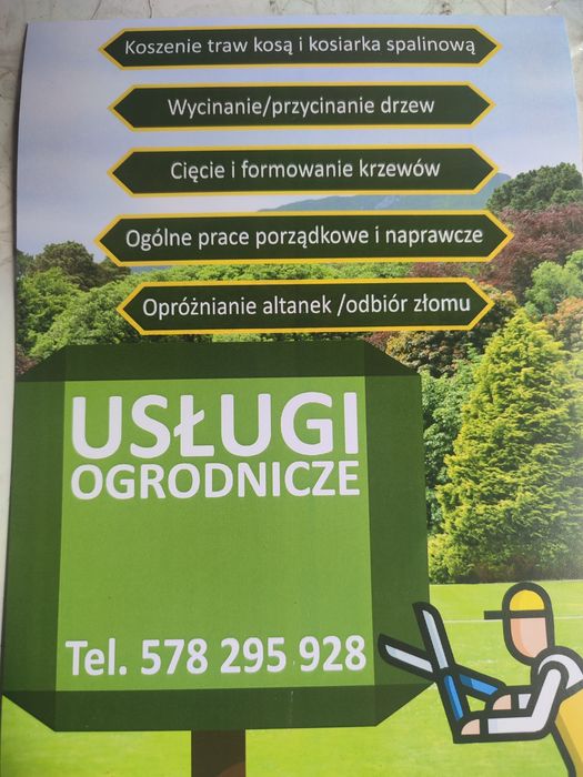Wycinka drzew/koszenie traw