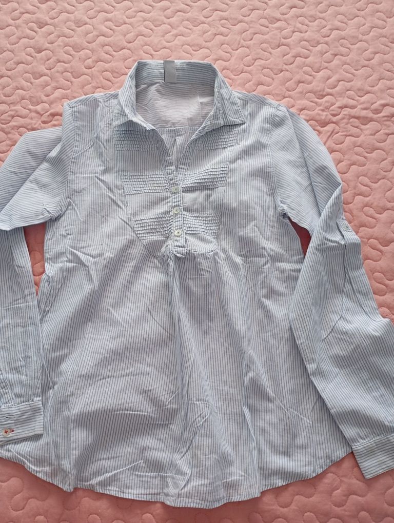 Blusa às risquinhas Zara