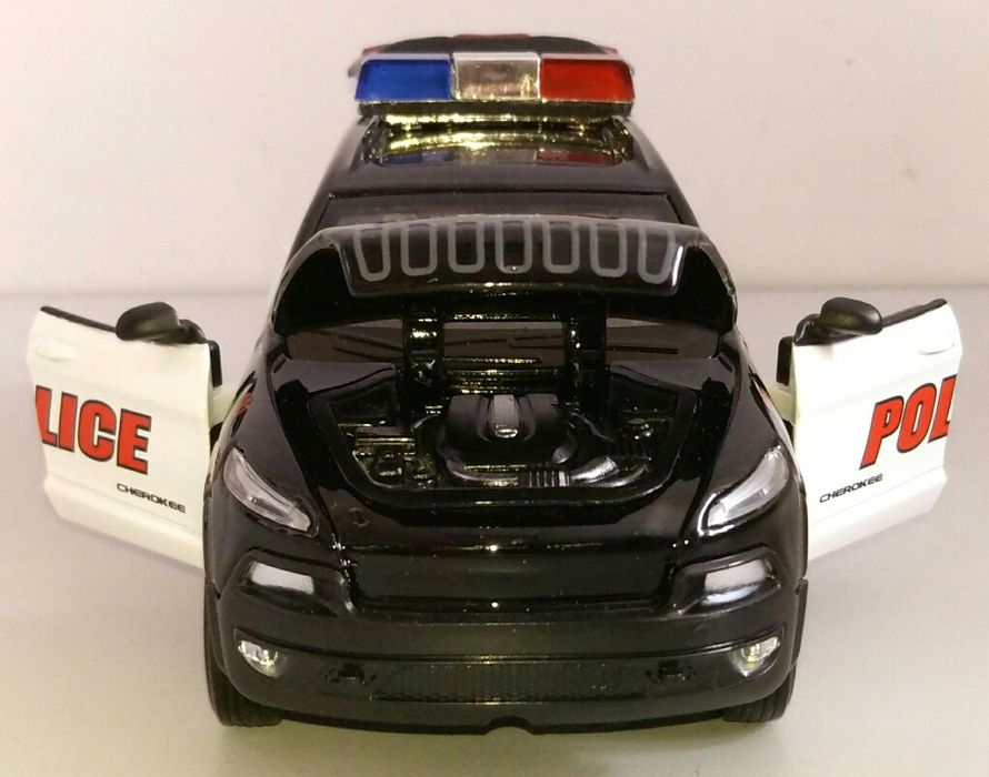 JEEP Cherokee Police модель 1:32 ТМ Автопром Металлическая звук свет