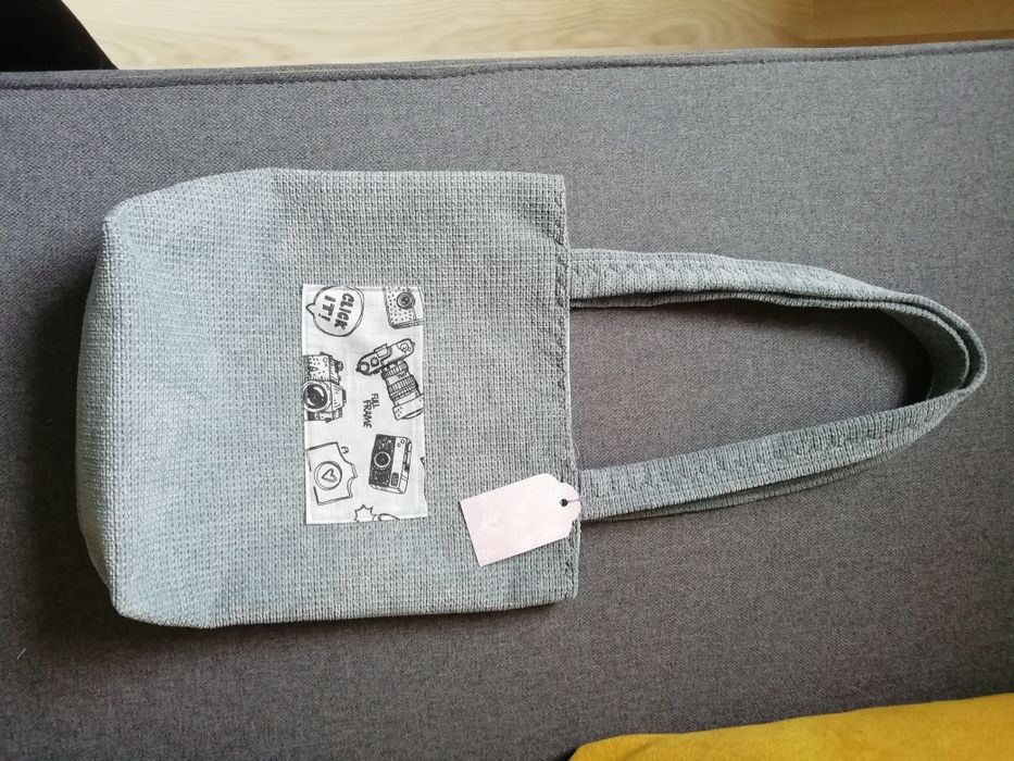Torba eko zakupowa plażowa z materialu