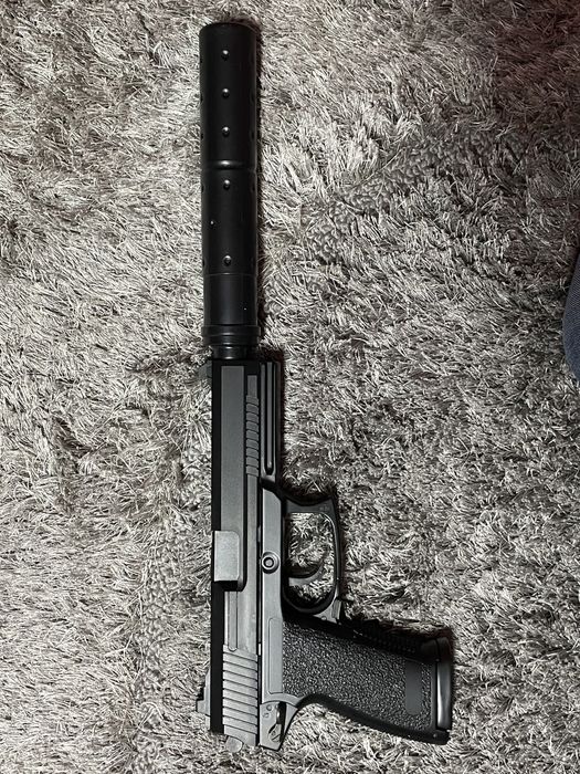 PISTOLA REPLICA MK23 GREEN GAS AIRSOFT ENVIO GRÁTIS