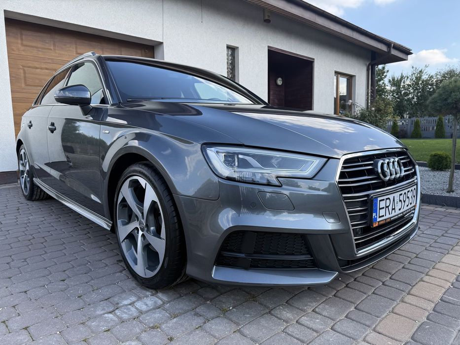 Audi A3 1.4 Benzyna 150 km 3xS-Line Bezwypadkowe Serwis Navi Niemcy