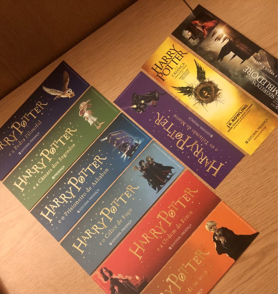 Coleção Harry Potter - 10 Marcadores de livros