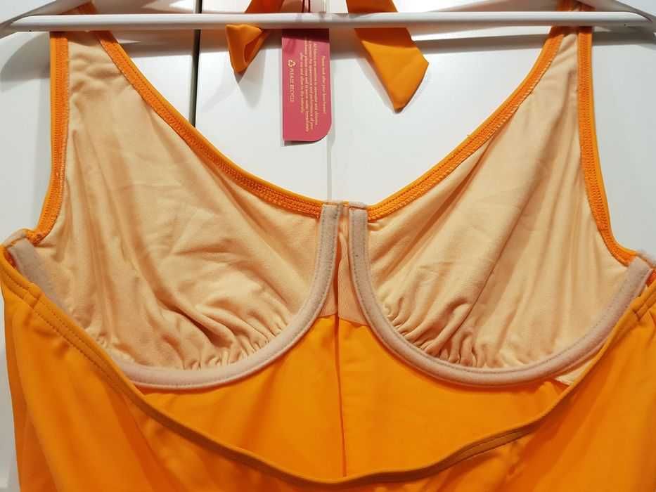 Pomarańczowe tankini góra, koszulka 36 C/D