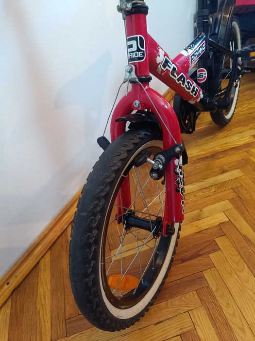 Детский велосипед Pride Flash 16 для ребенка 4-7 лет, б/у