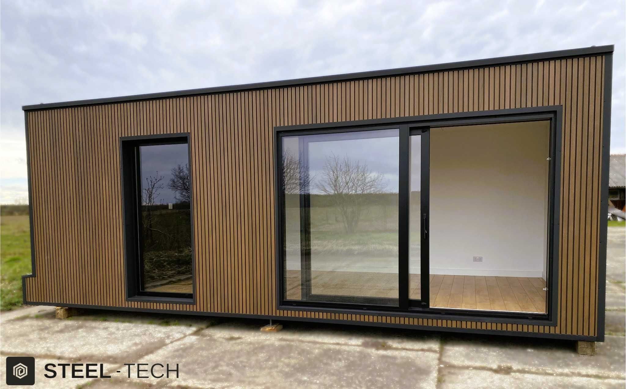 Domek modułowy / pawilon biurowy 7.4m x 3.2m