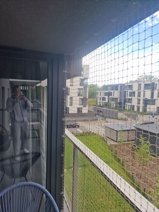 Montaż siatki na balkonie, oknie dla kotów i przeciw ptakom CAŁY ŚLĄSK