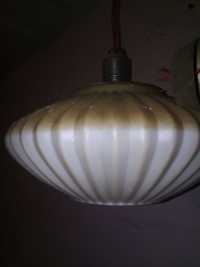 Lampa lampki żyrandol ufo wisząca retro vintage prl 3 sztuki.Okazja.