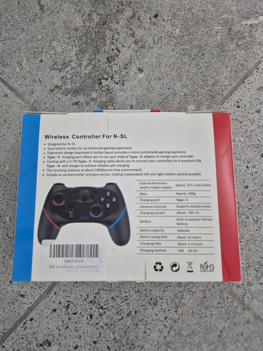 Nowy Pad Kontroler Bezprzewodowy Nintendo Switch Wibracje