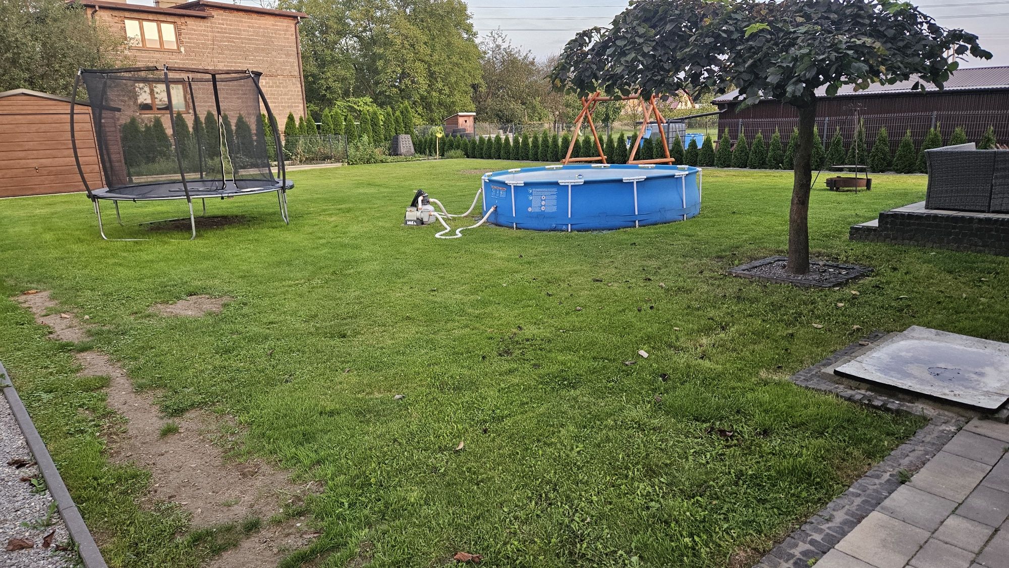 Basen stelażowy 366x76 pompa piaskowa