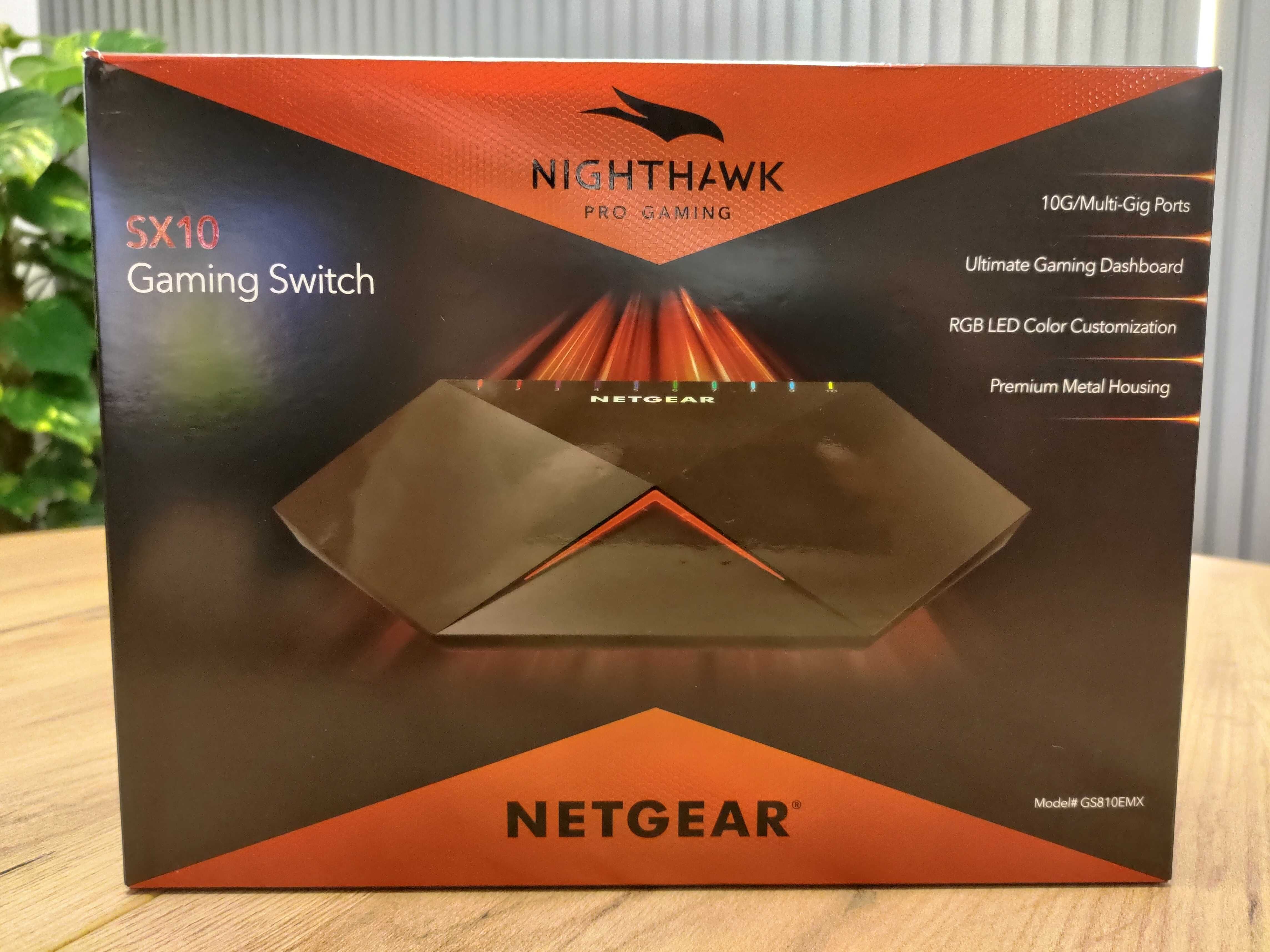 Switch Netgear Nighthawk SX10 Pro, 10 GbE, stan bardzo dobry