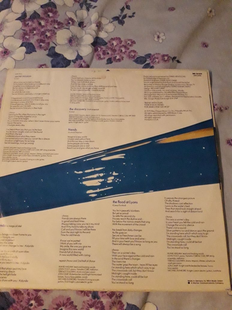 RENAISSANCE- azure d'or. progresywny rock 1978 .kolekcja własna. .