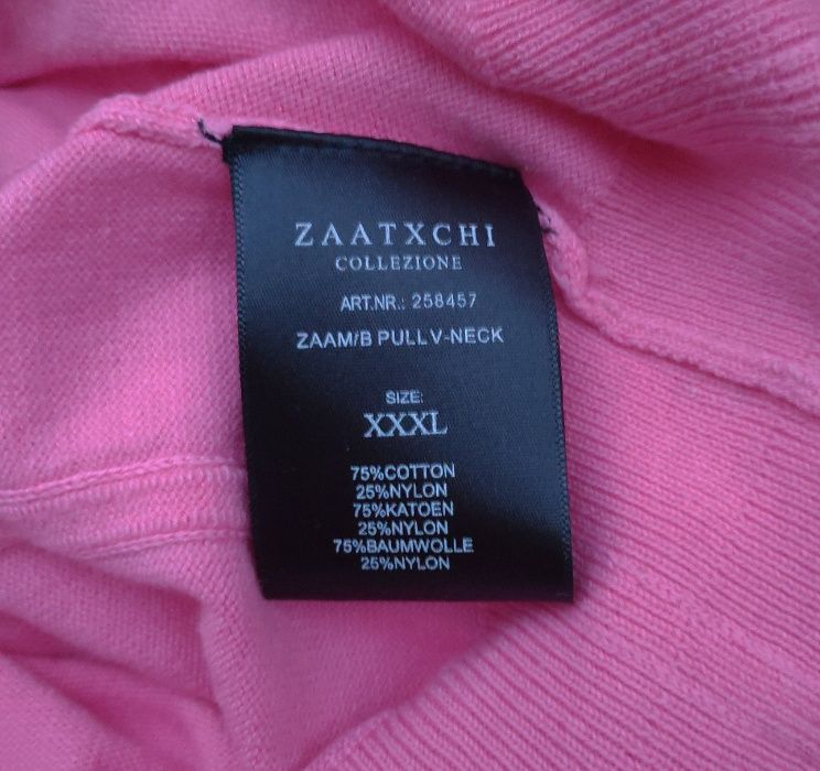 Новый мужской пуловер итальянского бренда Zaatxchi