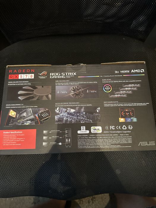 karta graficzna asus rog rx 570 8gb