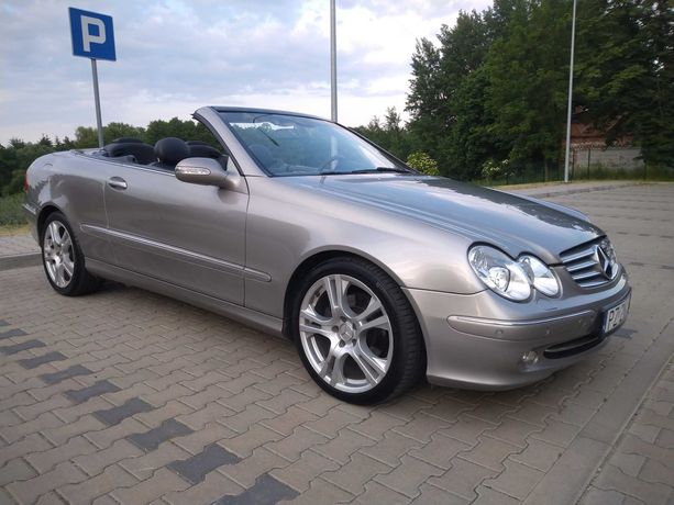 Mercedes CLK 200 Cabrio skóra, BOSE, navi, xenon, W209 1.8 benzyna