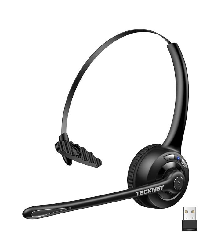 Auricular Bluetooth TECKNET com microfone + USB Dongle