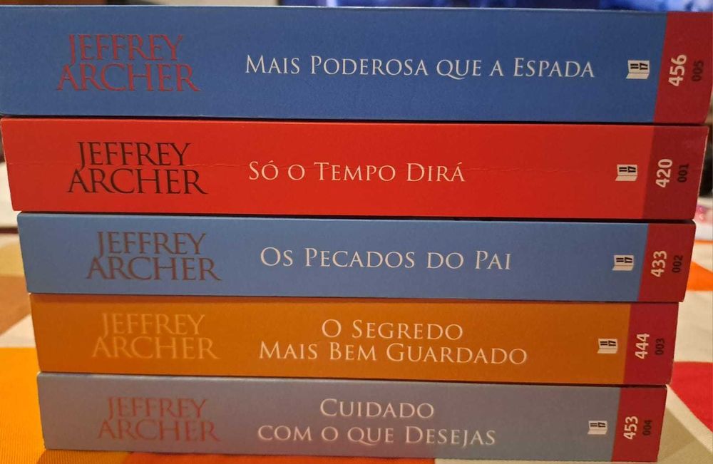 7 livros -Coleção crónicas de Clifton - Jeffrey Archer