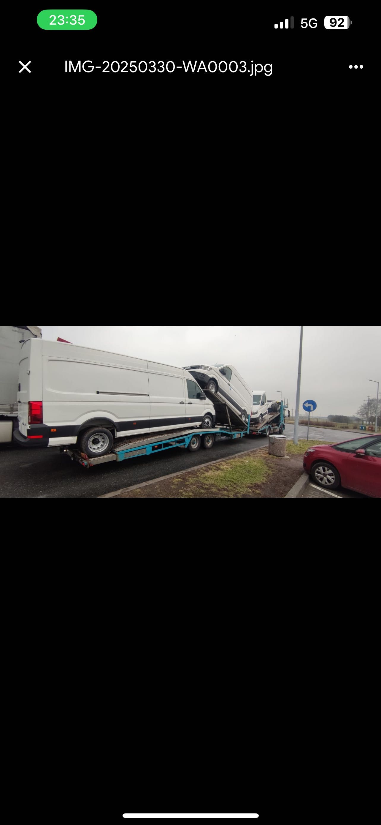 Przyczepa LF4 busy laweta Autotransporter lohr