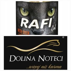48x400g producent DOLINA NOTECI Rafi Cat bez ZBÓŻ mix smaków dla kota