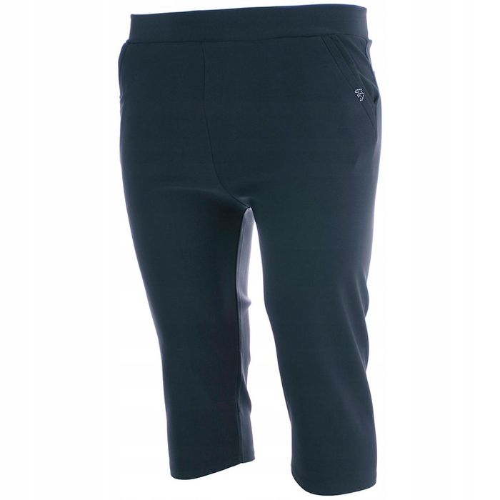 Spodenki Damskie Rybaczki 3/4 Eleganckie Spodnie Duże Rozmiary 50/52