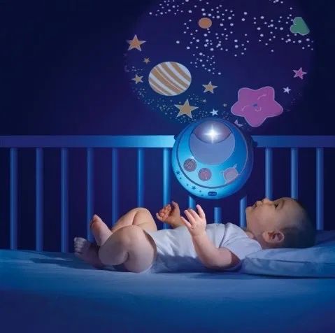 Мобіль-карусель на ліжечко Chicco Magic Stars Original, блакитний