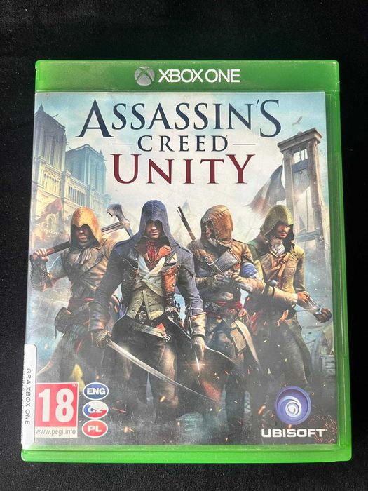 Gra  Xbox One ASSASSINS CREED UNITY  pudełkowa